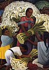 The Flower Vendor, 1949 by Diego Rivera